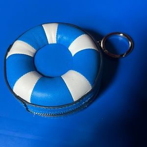 splash 3D float pool Key Chain Fob Coin purse Kate Spade new